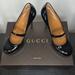 Gucci Shoes | New Gucci Women's Black Platform Stilletos Heels Made In Italy Size 36 1/2 (6.5) | Color: Black | Size: 6.5