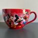 Disney Dining | Disney Mickey & Friends Minnie Goofy Donald Pluto Large Red Coffee Tea Mug | Color: Red/Yellow | Size: Os