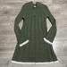 Anthropologie Dresses | Anthropologie Arsenau Long Green Sweater Dress Baby Alpaca Wool Blend Sz S | Color: Green | Size: S