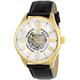 Invicta Men's Analog Automatic Watch with Leather-Calfskin Strap 22568