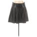 Banana Republic Faux Leather Skirt: Black Bottoms - Women's Size 6