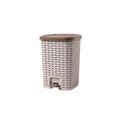 Kitchen Bin Waste Paper Bin Trash Can Foot-operated With Lid Large Capacity Living Room Bedroom Trash Can Waste Paper Basket Storage Bucket Plastic Bedroom Bin Office Bin (Size : L)