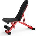 Folding Home Fitness Gym Weight Bench Press Adjustable Weight Bench Foldable Weight Bench Sit-up Bench Bench Press Dumbbell Bench Function Fitness Bench Exercise Workout