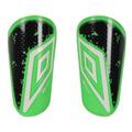 Umbro Adult Neo Shield Shinguard with Sleeve, Green/Black/White, S