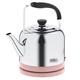 Electric Kettles Electric Kettle Stainless Steel Hot Water Boiler 360° Degree Swivel Base Cord Storage Kettle Boiler Hidden Heating Element ease of use