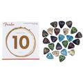 Fender HN109005 Saiten & Fender 351 Shape Premium Celluloid Picks 24 Count