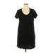 Universal Thread Casual Dress - Shift: Black Solid Dresses - Women's Size X-Large