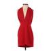 Amanda Uprichard Cocktail Dress - Sheath: Red Solid Dresses - Women's Size Small