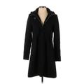 DKNY Wool Coat: Black Jackets & Outerwear - Women's Size 4