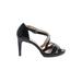 Cole Haan Nike Heels: Black Solid Shoes - Women's Size 8 - Open Toe