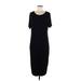 Old Navy Casual Dress - Shift: Black Solid Dresses - Women's Size Medium