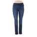 Lands' End Jeans - High Rise: Blue Bottoms - Women's Size 16