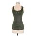 Under Armour Active Tank Top: Green Activewear - Women's Size X-Small