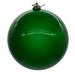 Vickerman 4" Green Pearl UV Drilled Ball Ornament, 6 per bag.