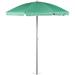 Textiles Hub Outdoor Canopy Sunshade Beach Umbrella 5.5', Small Patio Umbrella, Beach Chair Umbrella, (Mermaid Teal) Metal in Green | Wayfair