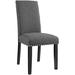 Lefancy.net Lefancy Parcel Dining Side Chair Fabric Set of 2 in Gray | Wayfair 665924608550
