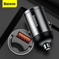 Baseus Quick Charge 4.0 3.0 Caricabatteria da auto USB per iPhone 11 Pro Max Huawei P30 QC4.0 QC3.0 QC 5A Caricatore rapido per telefono per auto PD USB C