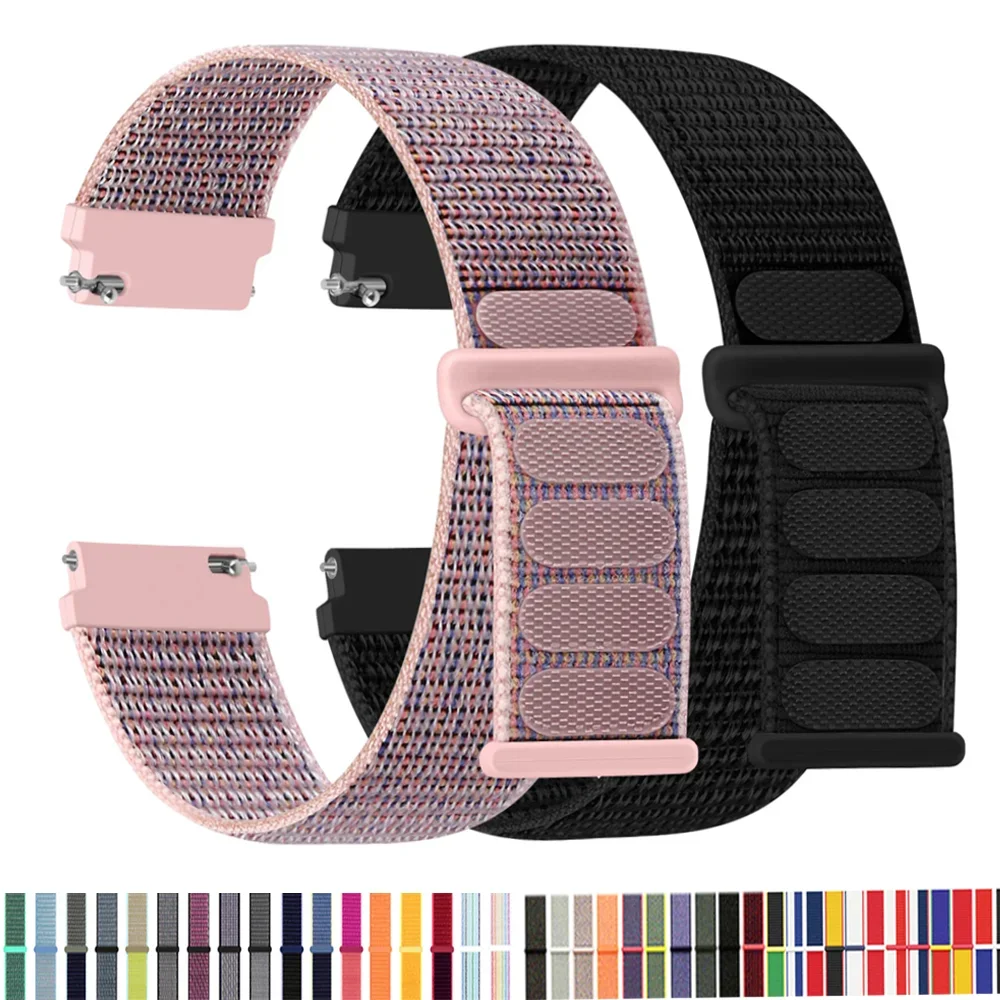Nylon-Schlaufenband für Samsung Galaxy Watch 6/5/pro/4/Classic/active 2 43-47-40-44 mm 20 mm/22 mm Sportarmband Huawei GT 2/e/3 Armband Image