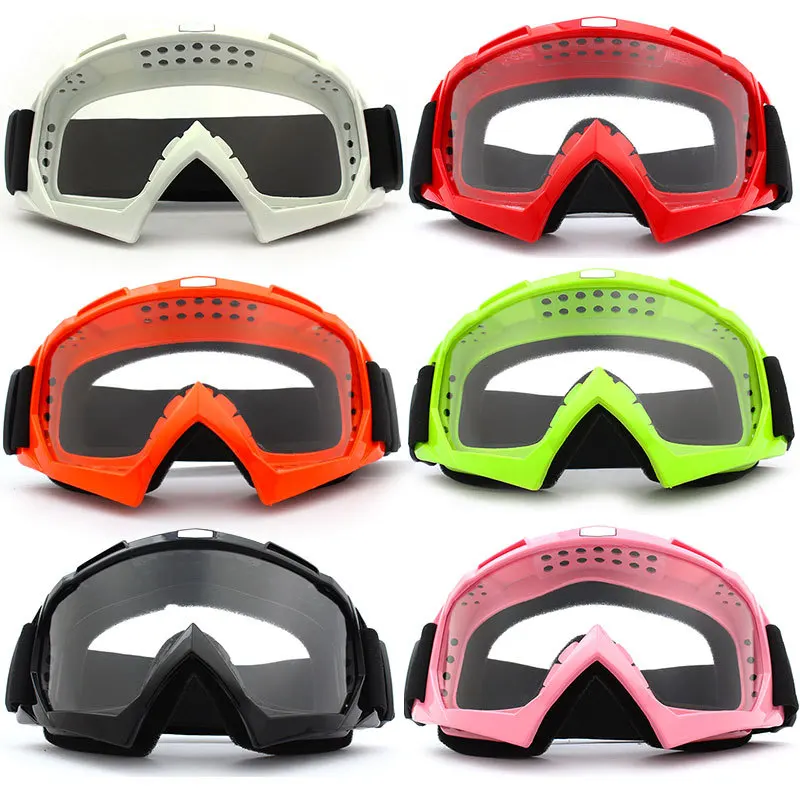 Skifahren Brille Transparent Winddicht Motorrad Brille Radfahren Sonnenbrille HD Anti-Fog Schnee Brille Outdoor Sport Ski Brille Image