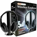 Cuffie di alta qualità Cuffie wireless HIFI 5 IN 1 TV/computer Auricolari radio FM con microfono Ricevitore wireless MH2001