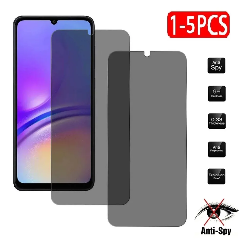 1–5 Stück Sichtschutz aus gehärtetem Glas für OPPO Realme V3 4G V3 A55 A57 A58 A58X A77 A78 5G Anti-Spy Image