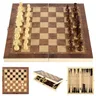 Set di scacchiere 3 in 1 Set di scacchi squisiti in legno Set di scacchi e dama Set di scacchi da