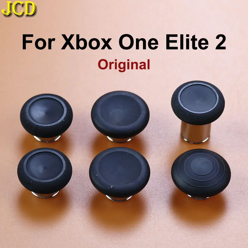 JCD Original Griff Metall Pilz Kopf Rocker Cap 3D Analog Stick Ersatz Tasten Für Xbox One Elite Serie 2 Controller Image