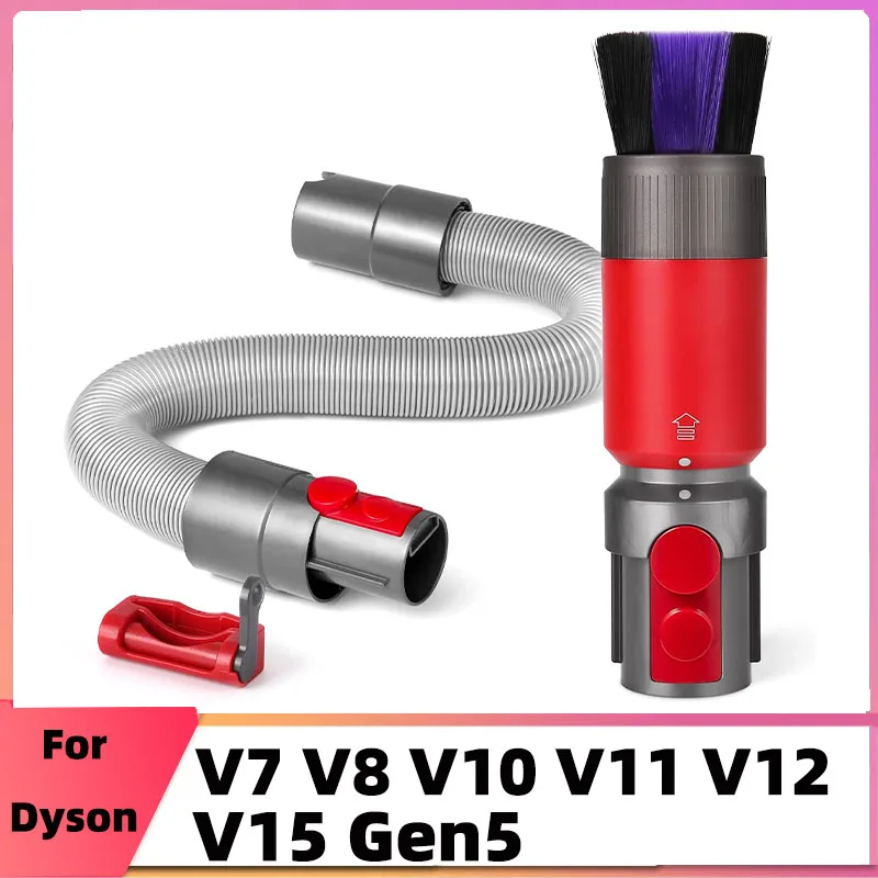 Staubbürste + flexibler Verlängerungsschlauch für Dyson V7 V8 V10 V11 V12 V15 Gen5 Staubsauger Ersatzteile Image