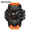 Sanda Marke Männer Sport wasserdicht LED digitale elektronische Armbanduhren Uhr Militär Armbanduhr