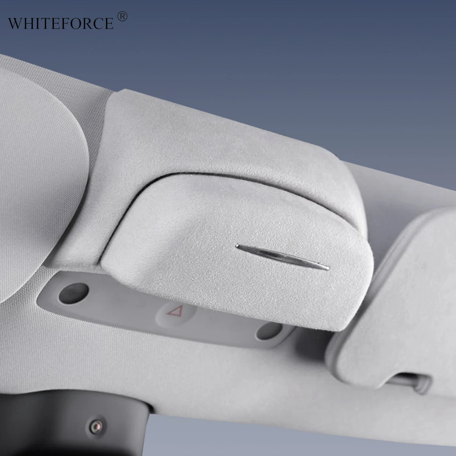 Custodia porta occhiali per auto Scatola portaoggetti per occhiali da sole per Tesla Model 3 Model Y Accessori interni auto Custodia per occhiali 2017-2025