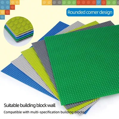 Klassische Grundplatte 50x50 Punkte Bausteine Ziegel Grundplatten DIY Kunststoff Bord Bausteine Image