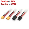 Connecteur de prise en Silicone Tamiya vers TRX et Tamiya vers XT60 (mâle vers femelle) câble