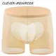 CLEVER-MENMODE hommes Ice injUltra mince avant AfricMesh Boxer caleçon hommes Sexy porno taille