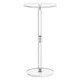 Petite table d'appoint ronde transparente en acrylique salon moderne table d'appoint pour