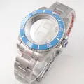 Boîtier de montre de plongée en acier inoxydable verre saphir automatique lunette en céramique