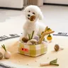 Mewoofun-Jouet à renifler en peluche douce pour chien jeu de recherche et de recherche coule pour