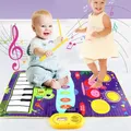 Tapis musical Montessori pour enfants clavier de piano pour enfants batterie de jazz jouet