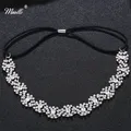Miallo-bandeau élastique pour femmes perles en cristal diadème accessoires pour cheveux bijoux