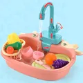 Jouets de cuisine pour enfants simulation lave-vaisselle électrique mini cuisine jouets d'été