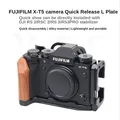 M-REMOTE fujifilm XT5 Quick Release L Plate prompt ket Holder Hand Grip pour FUJI XT5 grip Camera