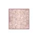 Pink Square 7' Area Rug - Canora Grey Sneza Floral Machine Made Hand Loomed Chenille/Area Rug in 84.0 x 84.0 x 0.08 in Polyester/Chenille | Wayfair