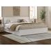 Red Barrel Studio® Kimarley Solid Wood Panel Storage Bed Wood in White | 37.4 H x 79.76 W x 82.76 D in | Wayfair 654D25D065FF434CAC38C1CF71730153