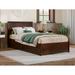 Red Barrel Studio® Kimarley Solid Wood Panel Storage Bed Wood in Brown | 37.4 H x 42.6 W x 82.76 D in | Wayfair 57357E26C4C4482787F6A17F123D479F