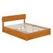 Red Barrel Studio® Kimarah Solid Wood Platform Bed Wood in Brown | 33.46 H x 66.54 W x 82.76 D in | Wayfair F5AA233BF8CD40B18A41F33C2A438D96