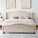 Canora Grey LUXURIOUS VELVET BED: This Upholstered Bed Frame Features A Deluxe & Oversized Wingback Design | Queen | Wayfair