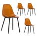 Ivy Bronx modern dining chairs, kitchen chairs, dinning chairs Plastic/Acrylic in Black/Brown | 32.67 H x 17.32 W x 18.11 D in | Wayfair