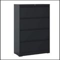 Latitude Run® Lateral File Cabinet 4 Drawer, Filing Cabinet w/ Lock, Lockable File Cabinet | 52.28 H x 35.43 W x 15.75 D in | Wayfair