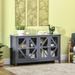 Winston Porter Saleste 52.25" Sideboard in Gray | 30 H x 52.25 W x 14.25 D in | Wayfair 5B40C689D5504794B5428989B8D3F6CD