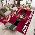 I-Indian motorcycle printed carpet play carpet living room bedroom carpet non-slip door mat