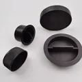 1.25 2 Inch Black Plastic Dust Cap Plug Dustproof Cover Telescope Eyepiece Barlow Lens Zenith Mirror